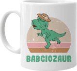 Koszulkowy Babciozaur - kubek na prezent dla babci