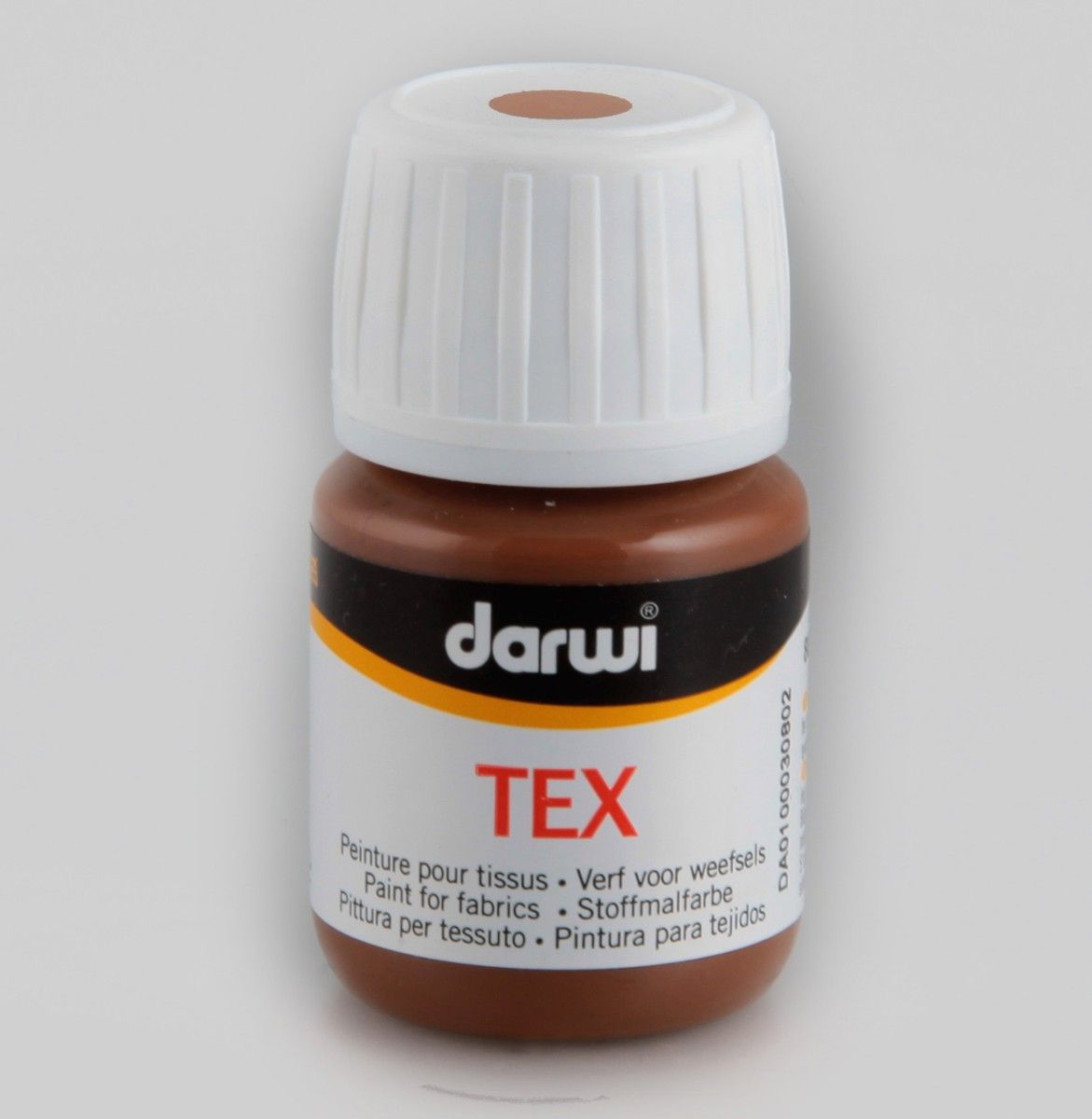 The Clay and Paint Factory Farba do Tkanin 30 ml Jasno Brązowa