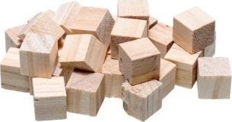 BREWIS Kostki drewniane 1,5cm 21szt