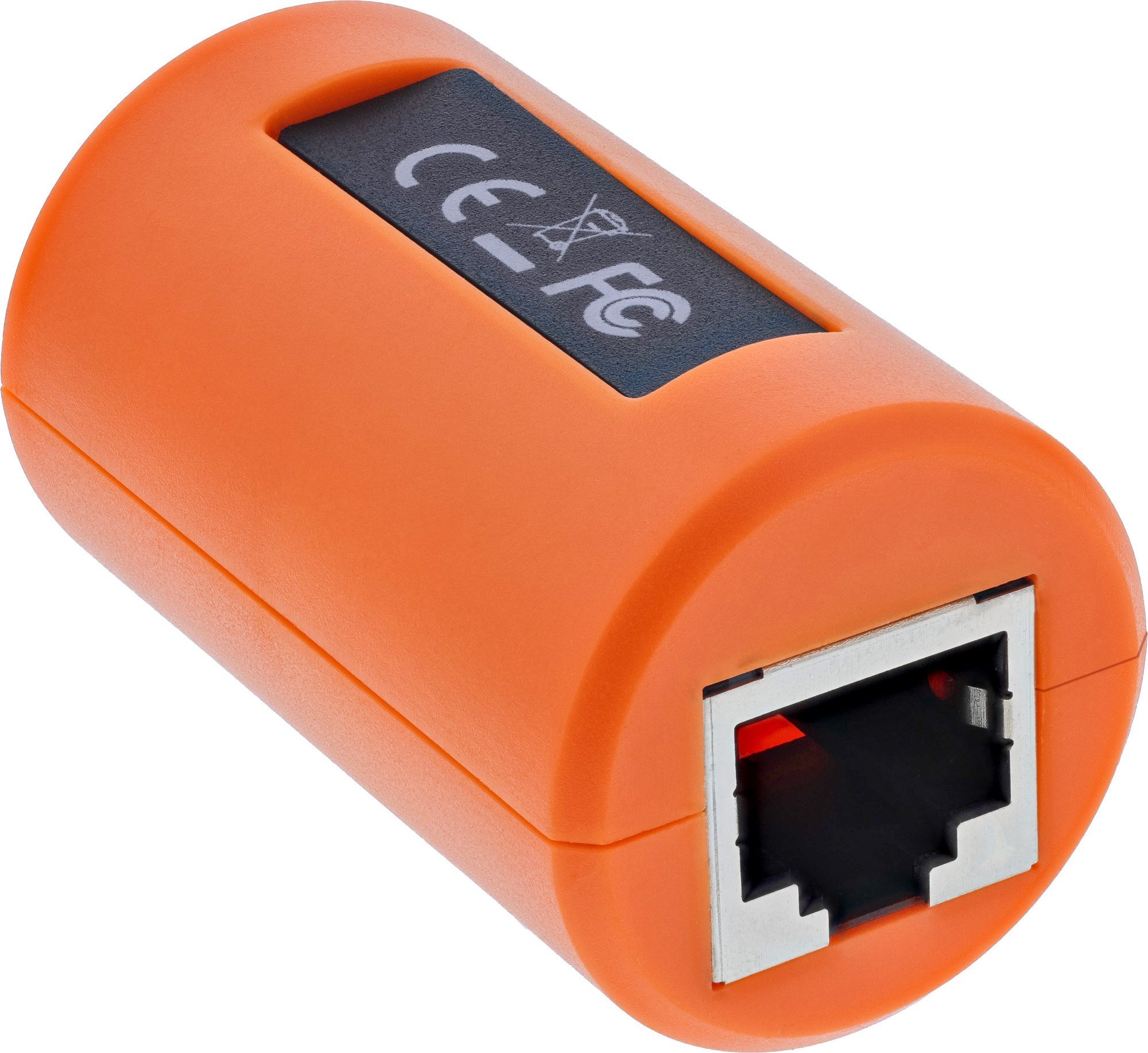 InLine® Überspannungsschutz RJ45-Kupplung für Netzwerk und POE