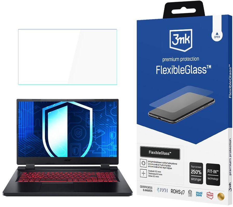 ACER NITRO 5 17,3 - UP TO 19 3MK FLEXIBLEGLASS