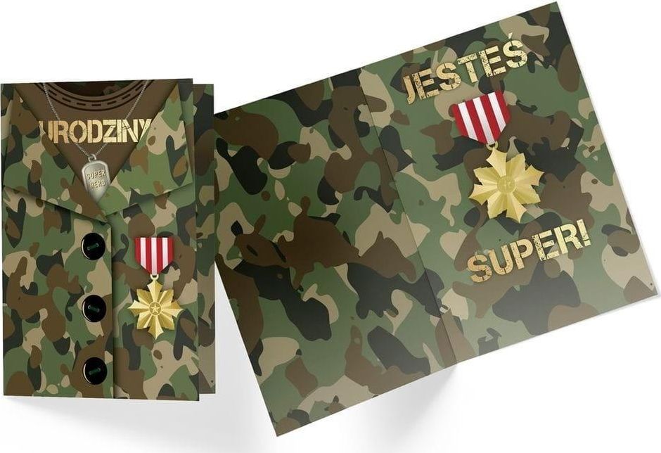 KUKARTKA Karnet PR-316 Urodziny (moro)