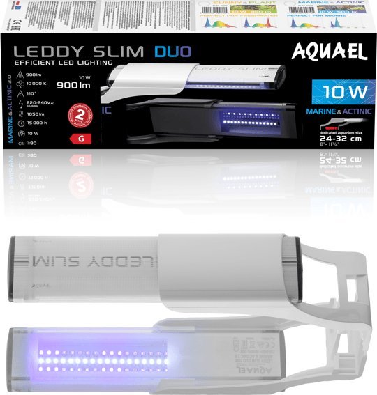 Aquael AQUAEL Leddy SlimDuo 10W Marine&Actinic białe 2.0