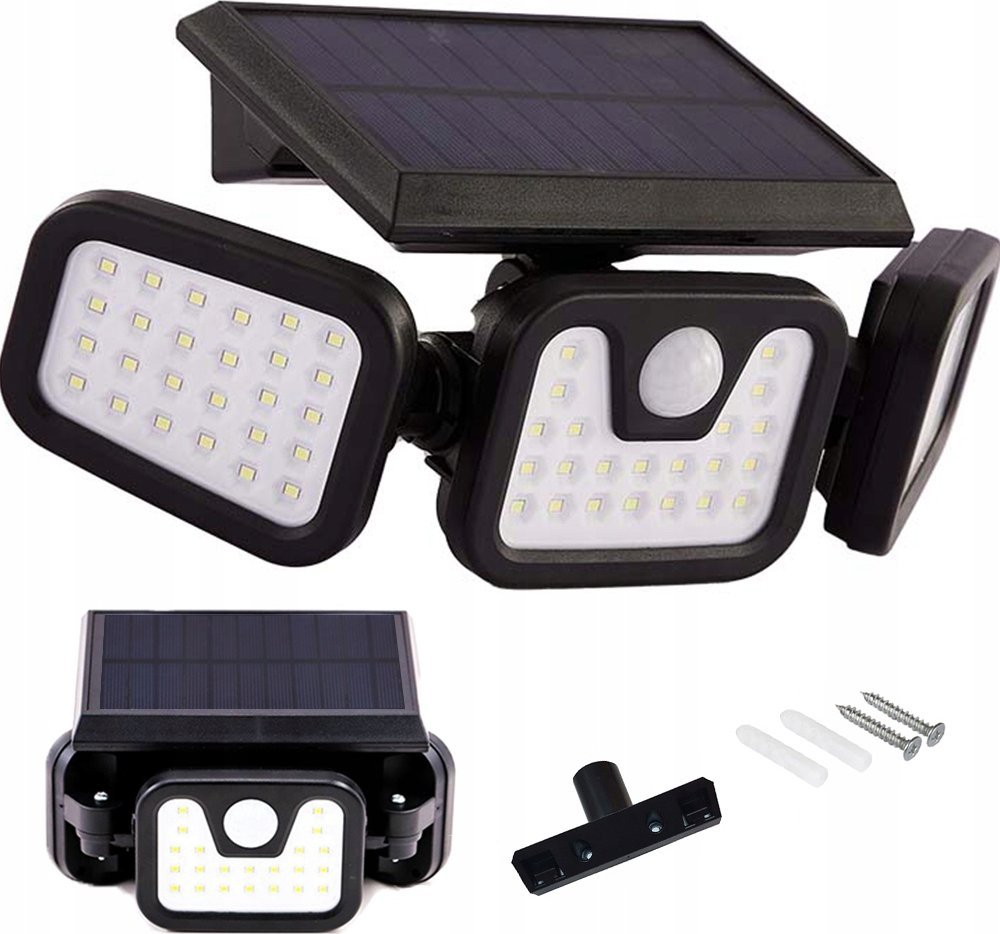 LAMPA SOLARNA POTRÓJNA XW-B40