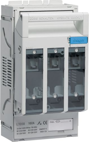 Hager Rozłącznik bezpiecznikowy 3P 160A NH00 (LT056)
