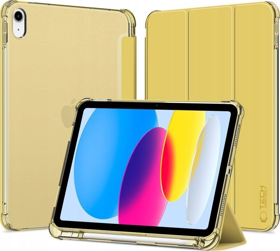 Etui na tablet Tech-Protect TECH-PROTECT SC PEN HYBRID IPAD 10.9 10 / 2022 CRYSTAL YELLOW