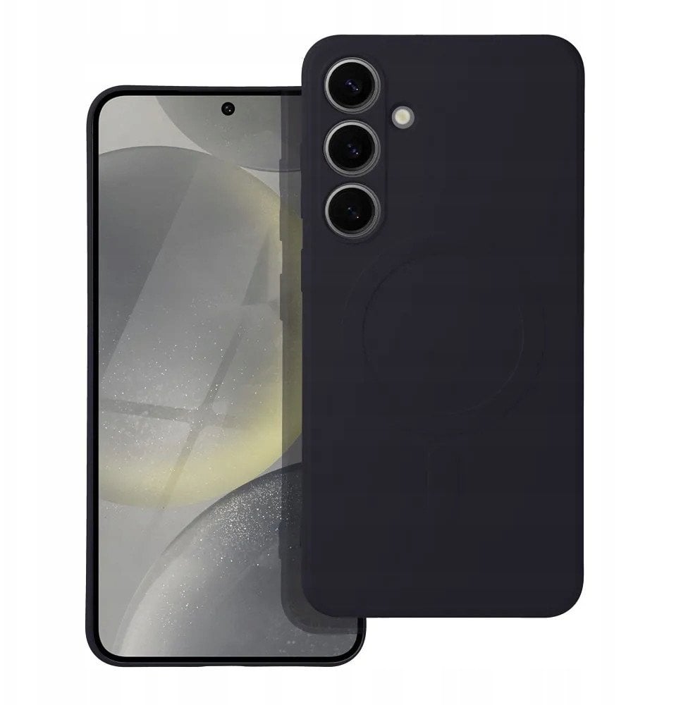 Futerał SILICONE MAG COVER kompatybilny z MagSafe do SAMSUNG A54 czarny