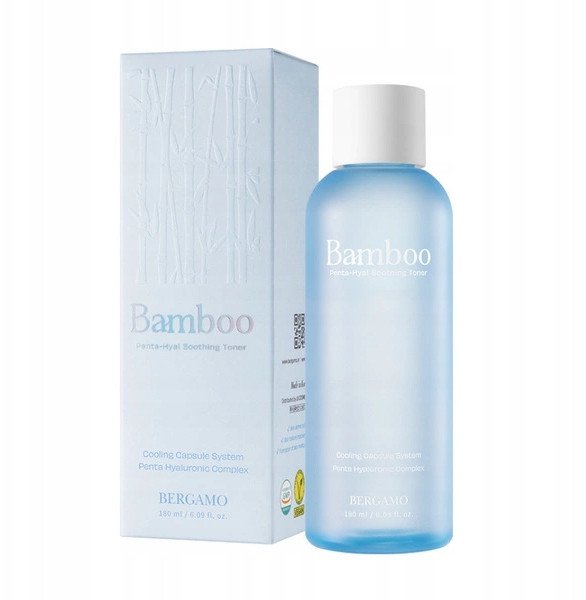 BERGAMO BAMBOO Intensywnie nawilżający tonik z bambusem i hialuronem, 180 ml