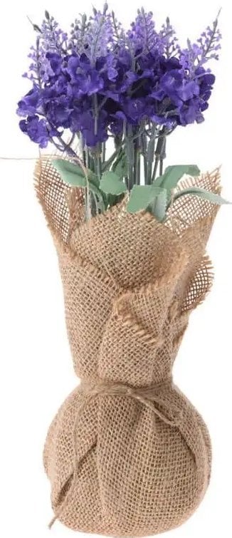 Home Styling Collection Sztuczna roślina w woreczku jutowym, 26 cm