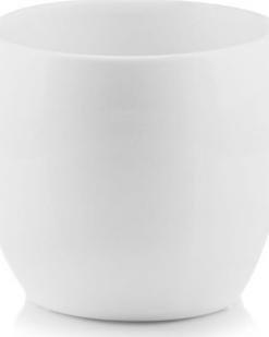 Polnix Doniczka kula ceramiczna na kwiaty biała 8,5 cm