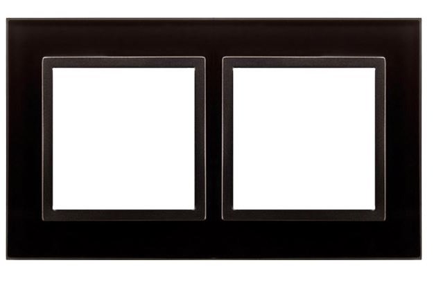 Kontakt-Simon Ramka podwójna szkło zastygła lawa - DRN2/73