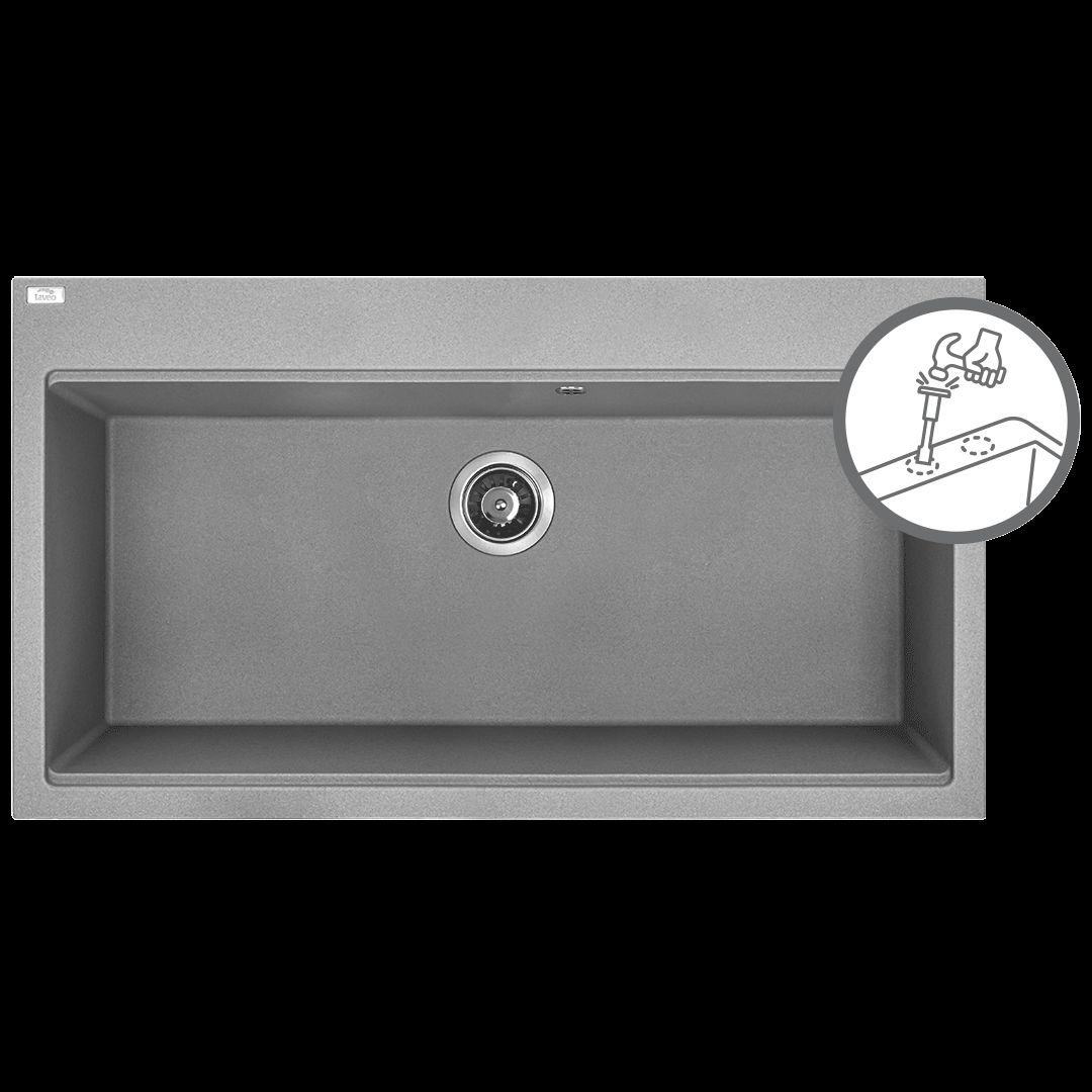 Zlewozmywak Laveo LAVEO Tau - zlewozmywak 1-komorowy