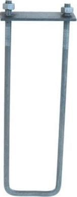 KOTWA U M12L-380MM Z BLACHĄ+2 NAKRĘTKI