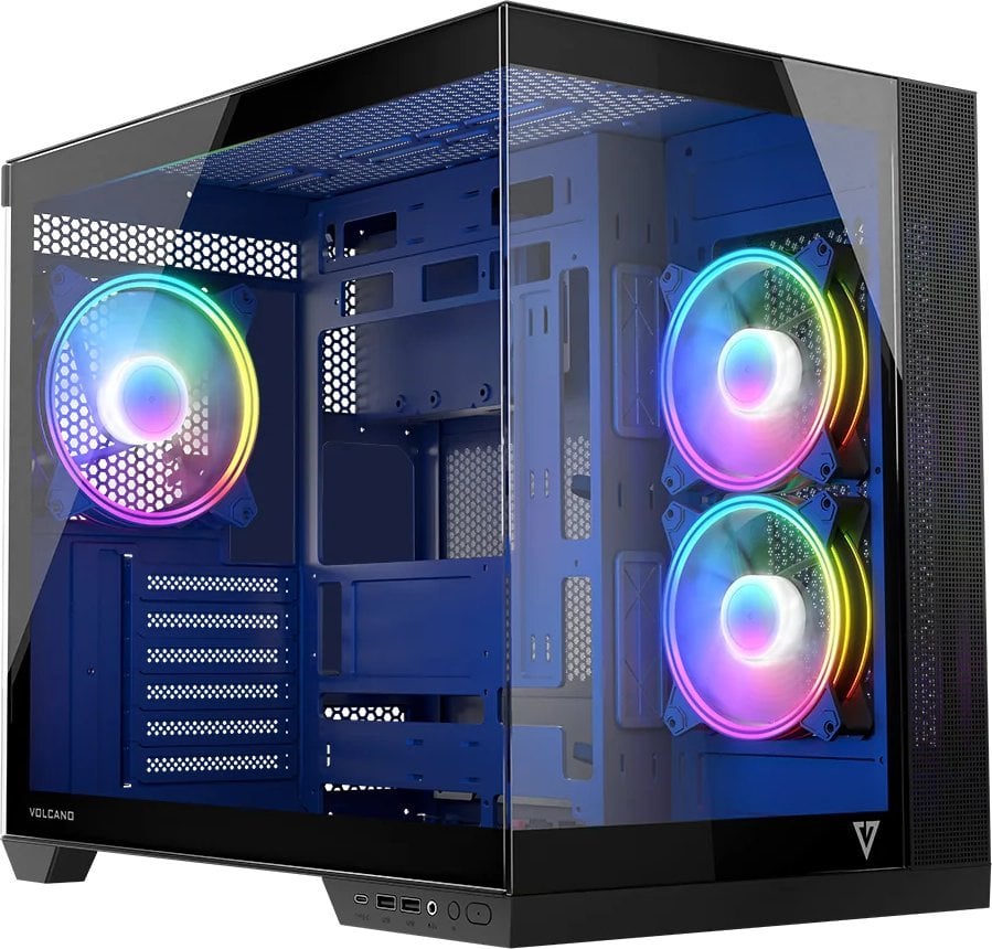 Obudowa Modecom Volcano Panorama Apex ARGB 3F szara (AT-PANORAMA-3F-ARGB-10-000000-0002)