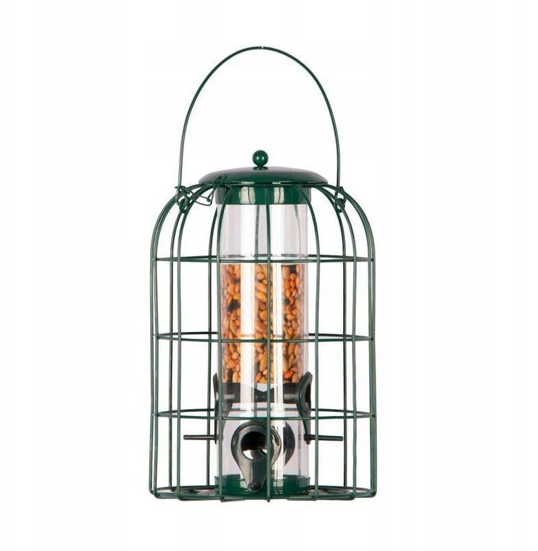 Karmnik dla ptak�w, metalowy, wisz�cy 17,5x27 cm