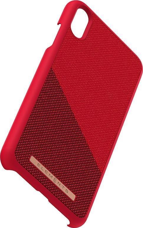 Nordic Elements Saeson Freja - Materiałowe etui iPhone Xs Max (Red)