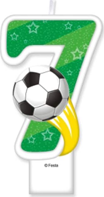 MK Świeczka cyferka Piłka Nożna - 7 - siedem uniwersalny