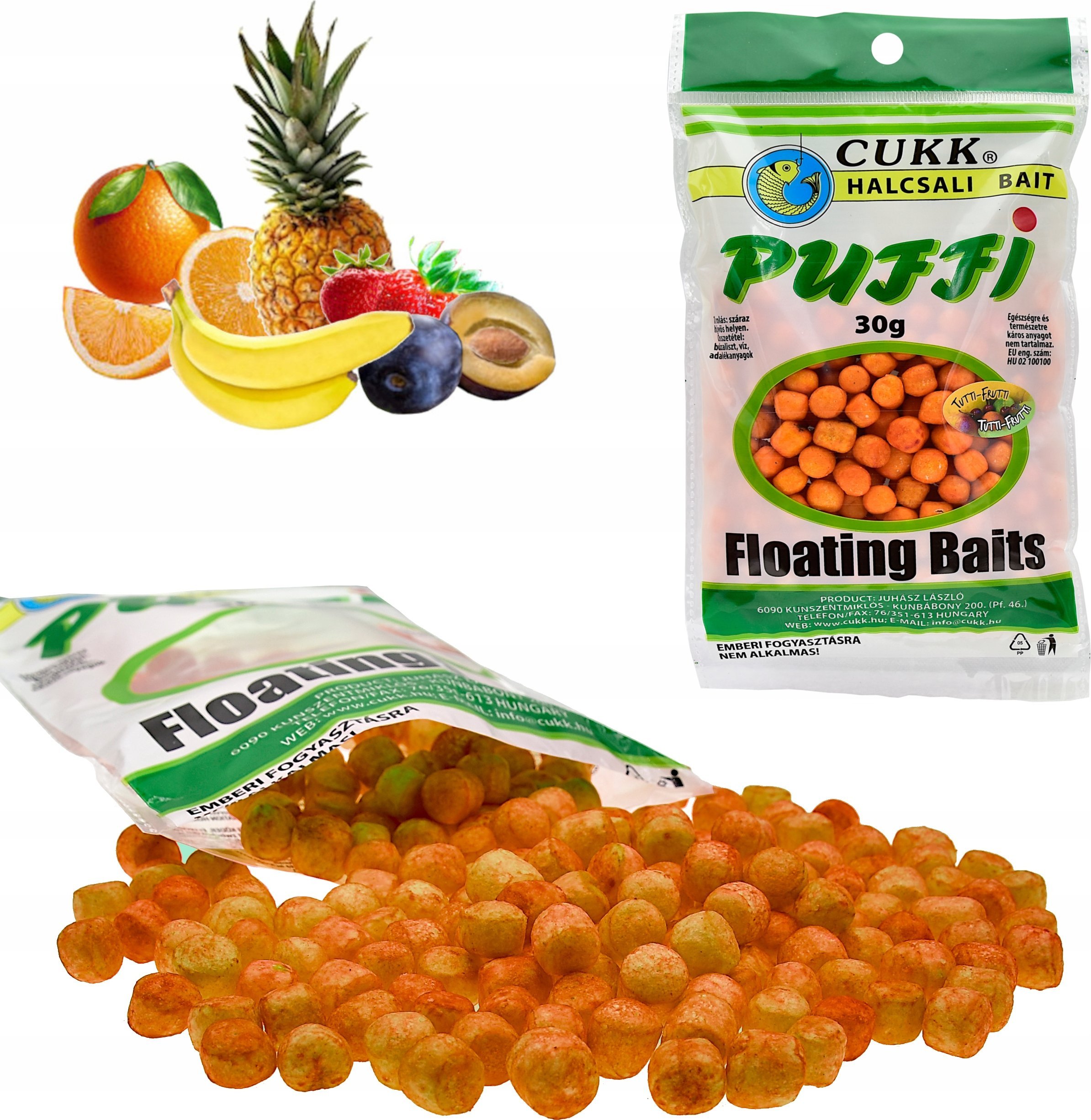 Cukk Puffi przynęta CUKK 30g pływające chrupki Tutti Fr