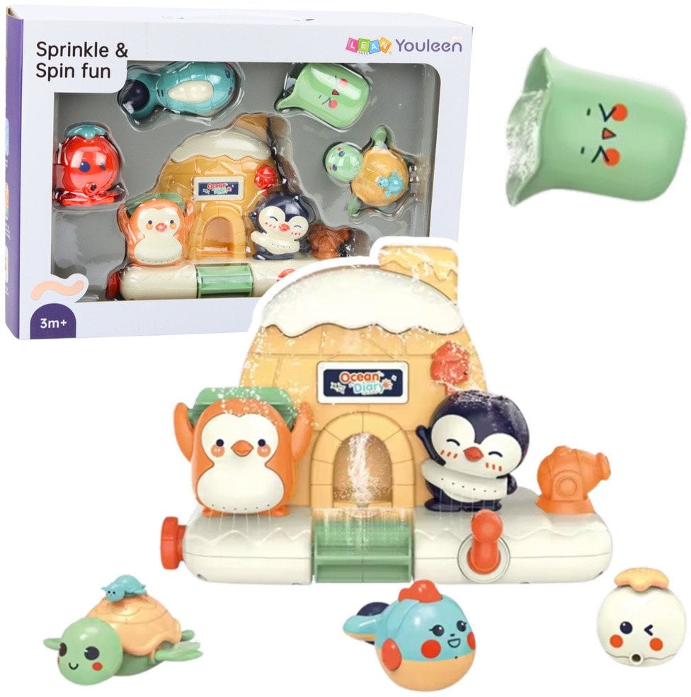 Zestaw Zabawka Do Kąpieli Dla Malucha Interaktywny Zwierzęta Morskie