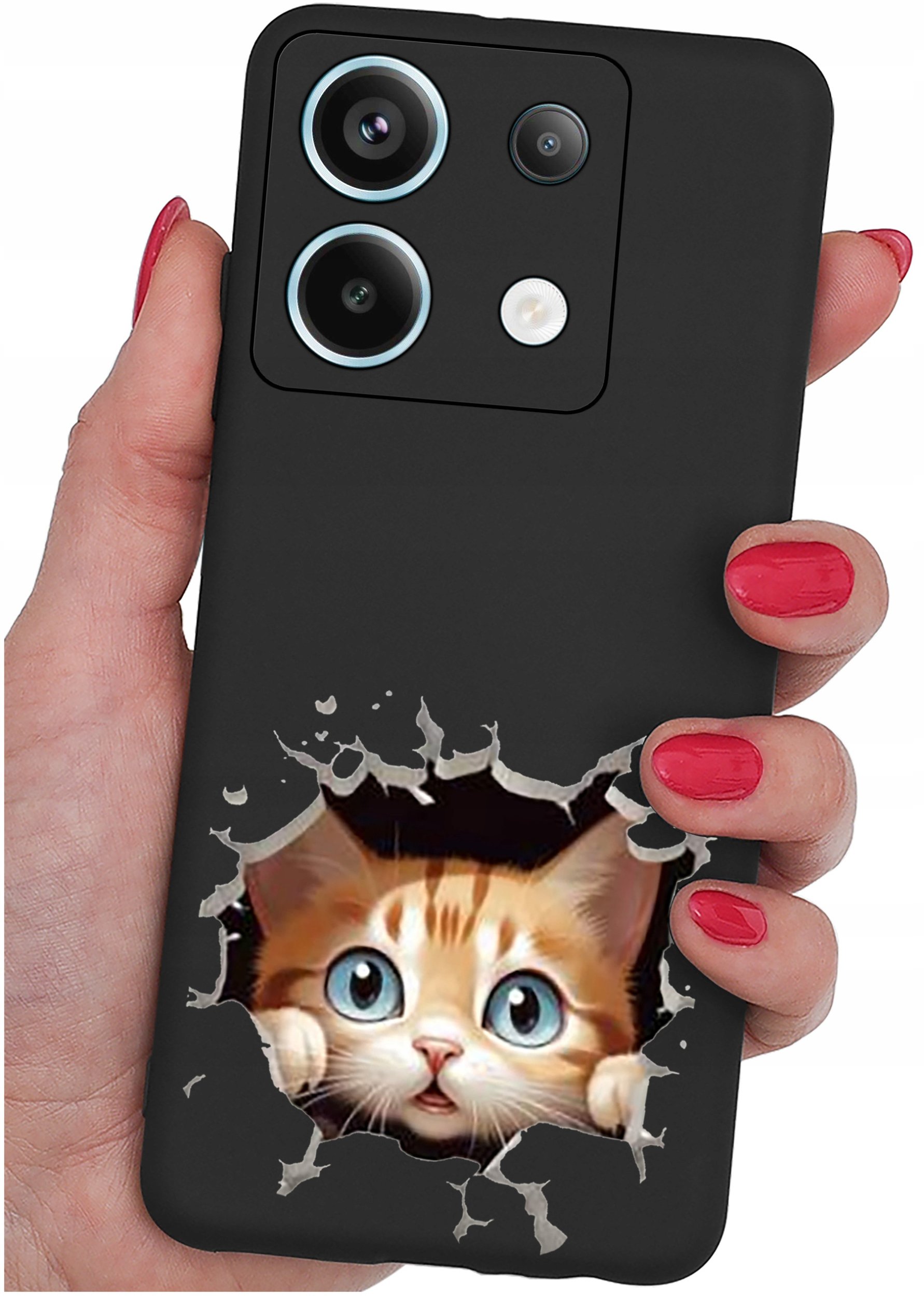 ETUI do Xiaomi Redmi Note 13 Pro 5G WZORY |SILIKONOWE MATT CASE +SZKŁO 9H