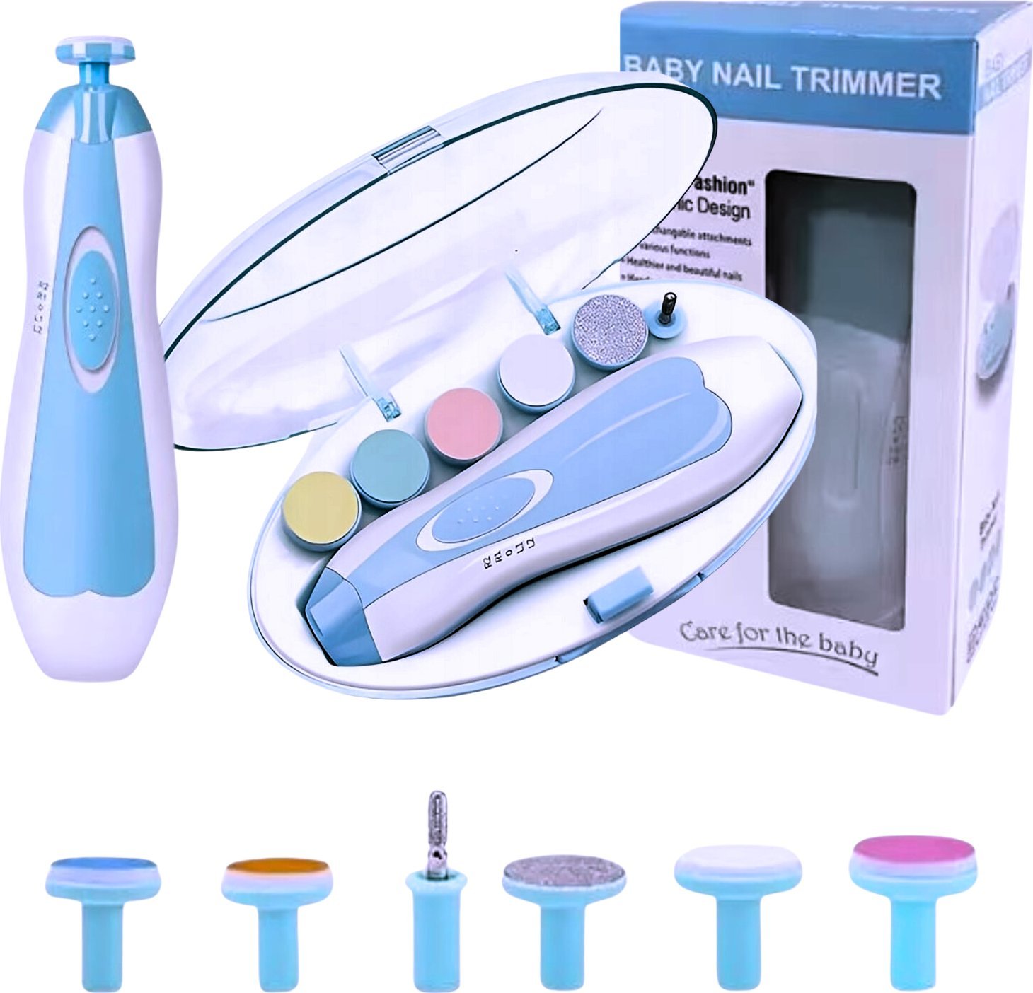 Pilniczek Elektryczny Do Paznokci Dla Niemowląt Zestaw Do Obcinania