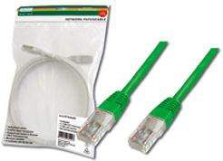 Digitus Kabel krosowy UTP, CAT.5E, zielony, 0.5m (DK-1511-005/G / A-DK-1511-005/G)