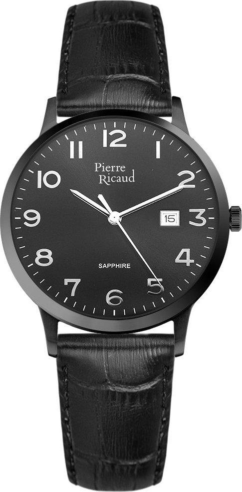 Zegarek Pierre Ricaud Zegarek męski Pierre Ricaud P91022.B224Q czarny