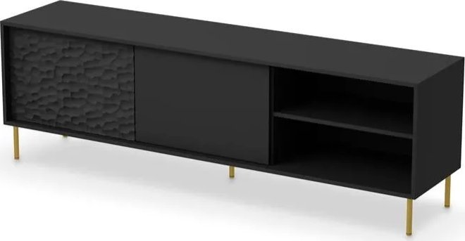 Szafka RTV BULLET RTV-1 180 czarna HALMAR