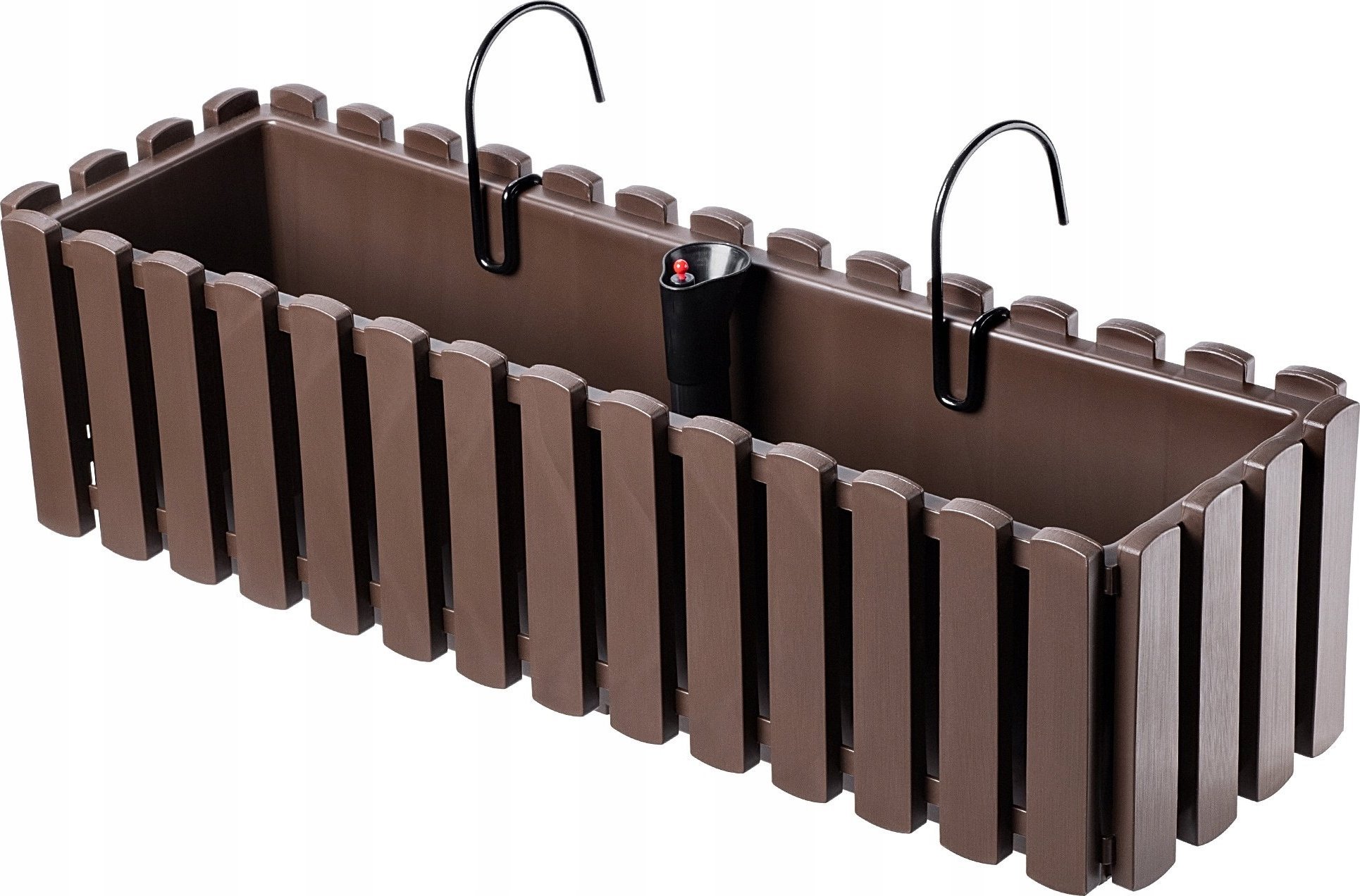 Kadax KADAX Skrzynka Balkonowa Donica Uchwyty 58cm Brąz