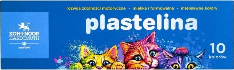 Plastelina 1315S1 10 kolorów Kotki