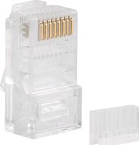Lanberg Wtyk sieciowy RJ45 (8P8C) KAT.6 UTP (20 SZT) DO LINKI I DO DRUTU