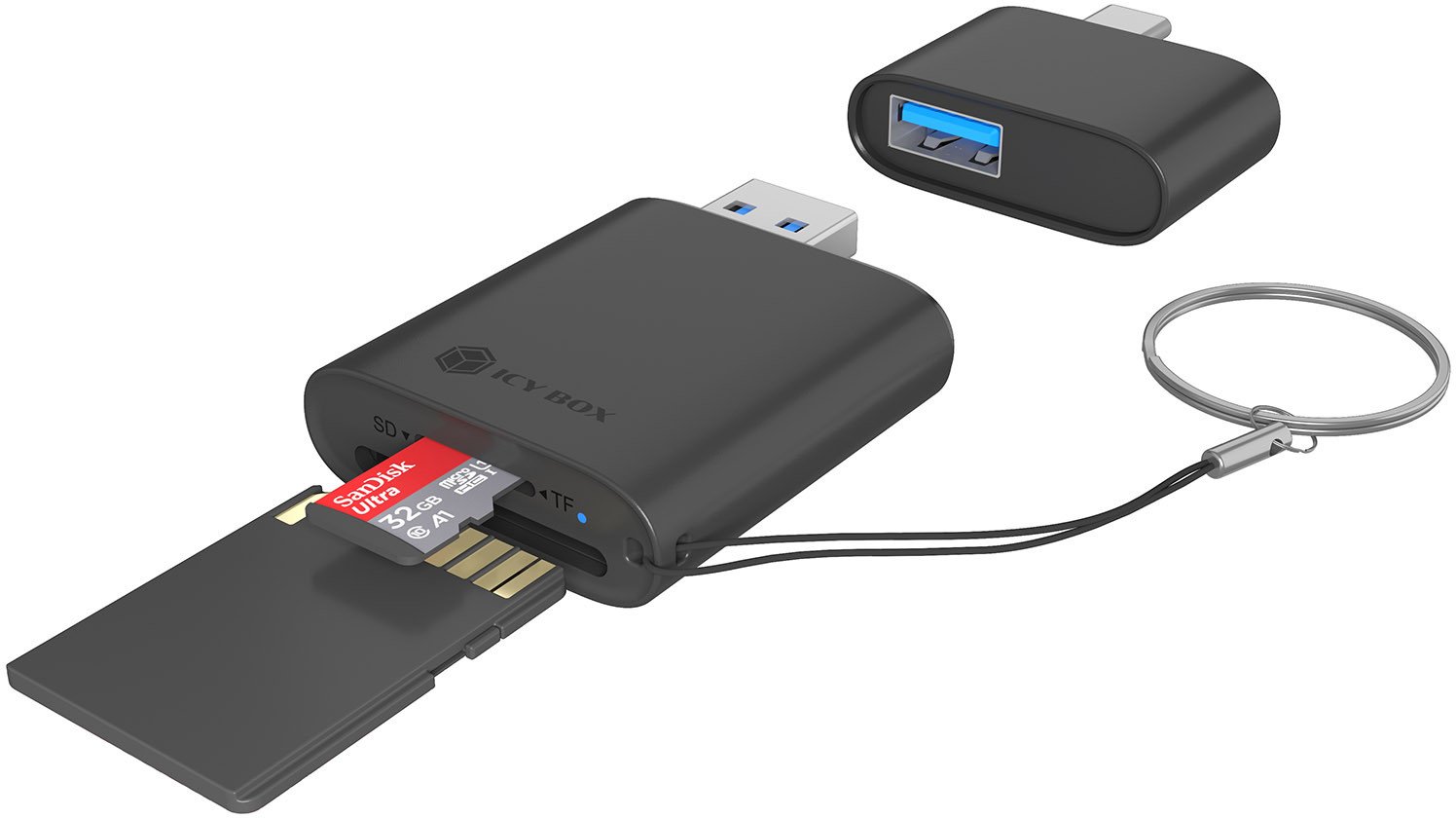 ICY BOX IB-CR204-CU3 2-in-1 USB 3.2 Gen 1 Card Reader