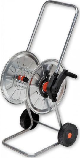 Bradas bęben na wąż odrodowy, ścienny, ruchomy Zincato 50mb 1/2" (AG130)