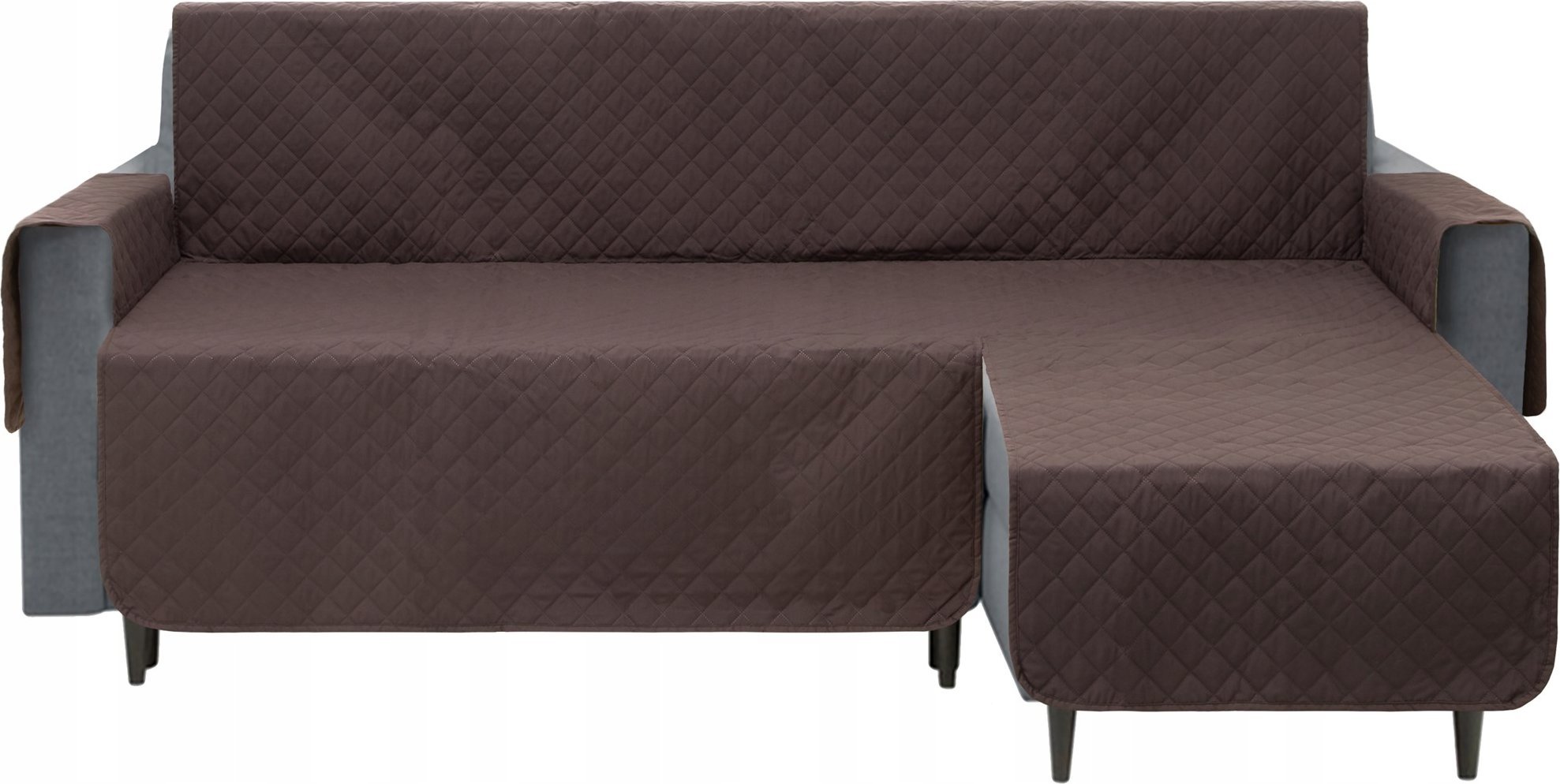 DOGGY 240 cm POKROWIEC PARIS NA NAROŻNIK LEWY BRĄZOWY