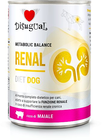 Disugual Karma mokra dla psa Weterynaryjna RENAL Wieprzowina (dorosły) 400g