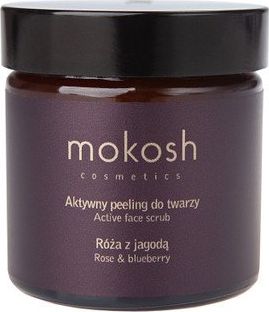 Mokosh Peeling do twarzy Róża z jagodą 60ml