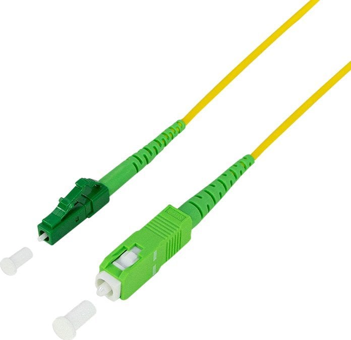 LogiLink FPSLS20 kabel InfiniBand / światłowodowy 20 m SC LC Żółty