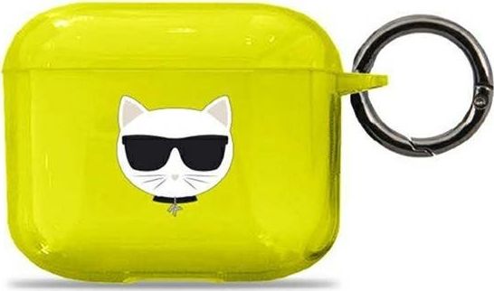 Karl Lagerfeld Etui ochronne KLA3UCHFY Choupette do AirPods 3 żółte