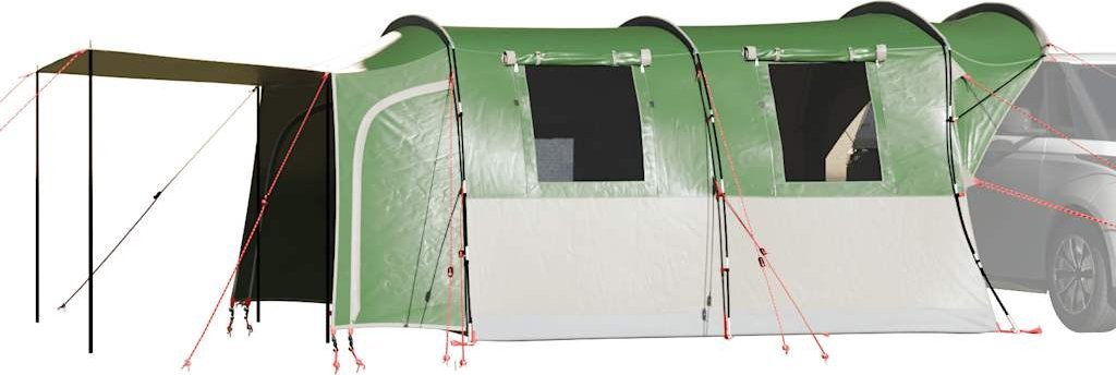 Namiot turystyczny vidaXL vidaXL Namiot samochodowy, 4-os., zielony, wodoszczelny