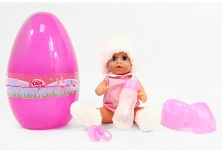 Fl1 Lalka 25cm zestaw z nocnikiem w jaju YL1886K 09011