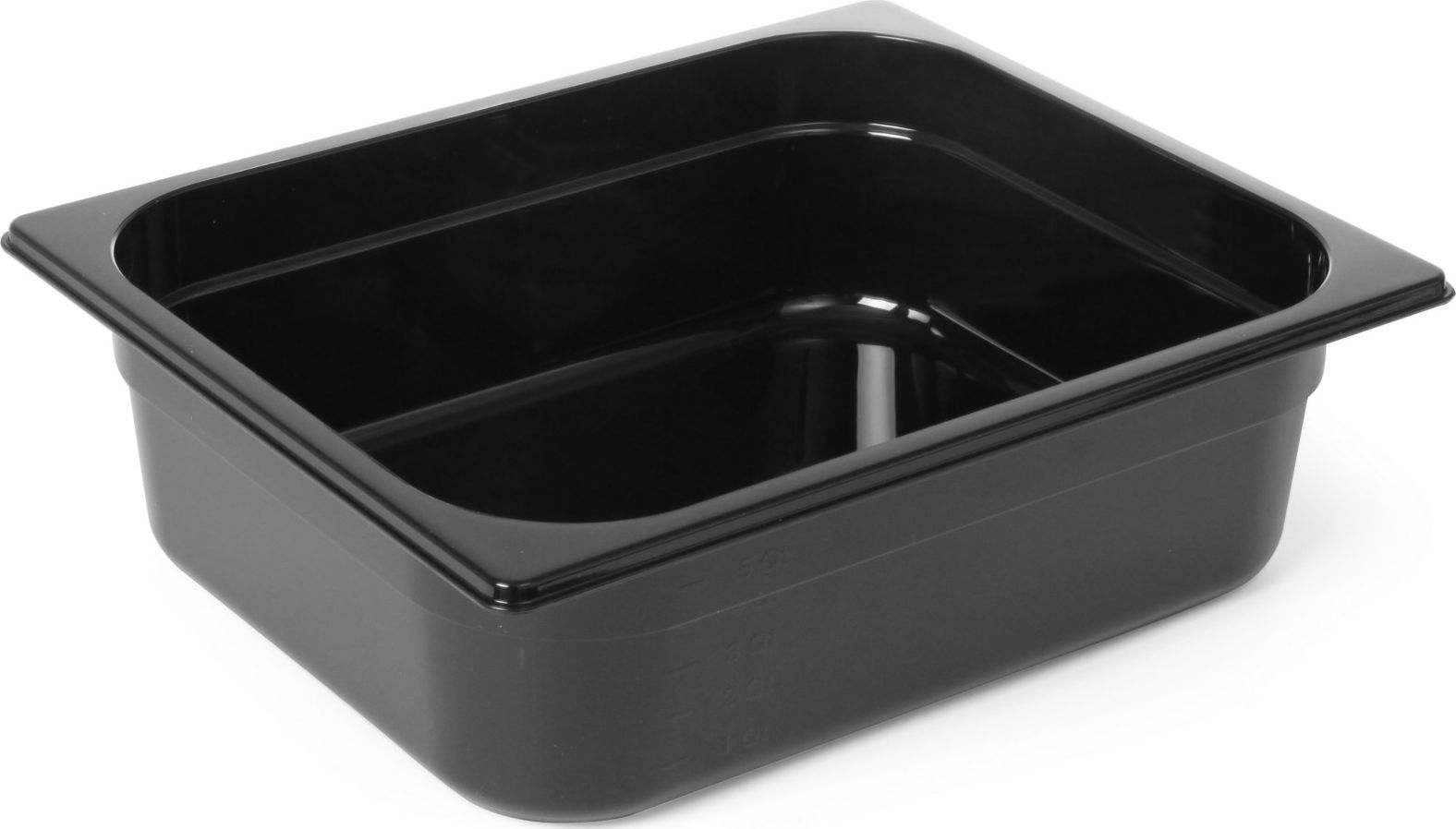 Hendi Pojemnik gastronomiczny GN 1/2 z czarnego poliwęglanu 325x265x150mm 9.5L Hendi 862414 Pojemnik gastronomiczny GN 1/2 z czarnego poliwęglanu 325x