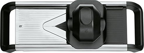 WMF Krajalnica do warzyw WMF Najlepsze narzędzia Cromargan krajalnica ze stali nierdzewnej, którą można myć w zmywarce, schowek na wkładki do krajalni