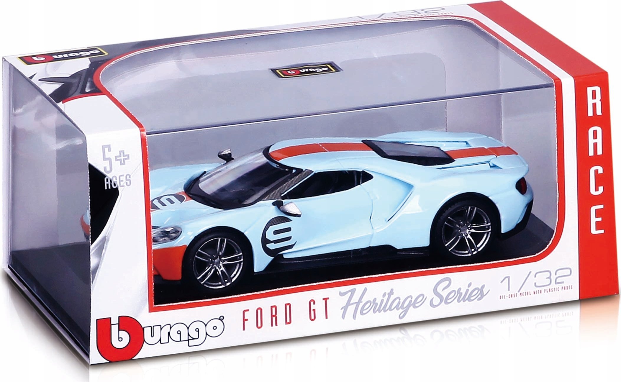 Bburago BBURAGO 1:32 auto modelis Race 2019 Ford GT, assort., 18-41164