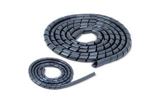 Onnline Wąż spiralny 15mm czarny 10szt. - GST-15B