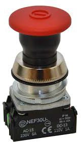 Promet Przycisk bezpieczeństwa 30mm 1Z 1R (W0-NEF30-UDR XY C)