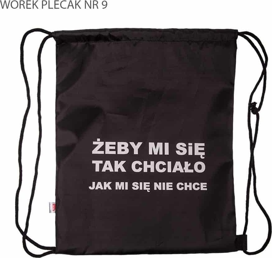 Worek plecak Żeby mi się tak chciało