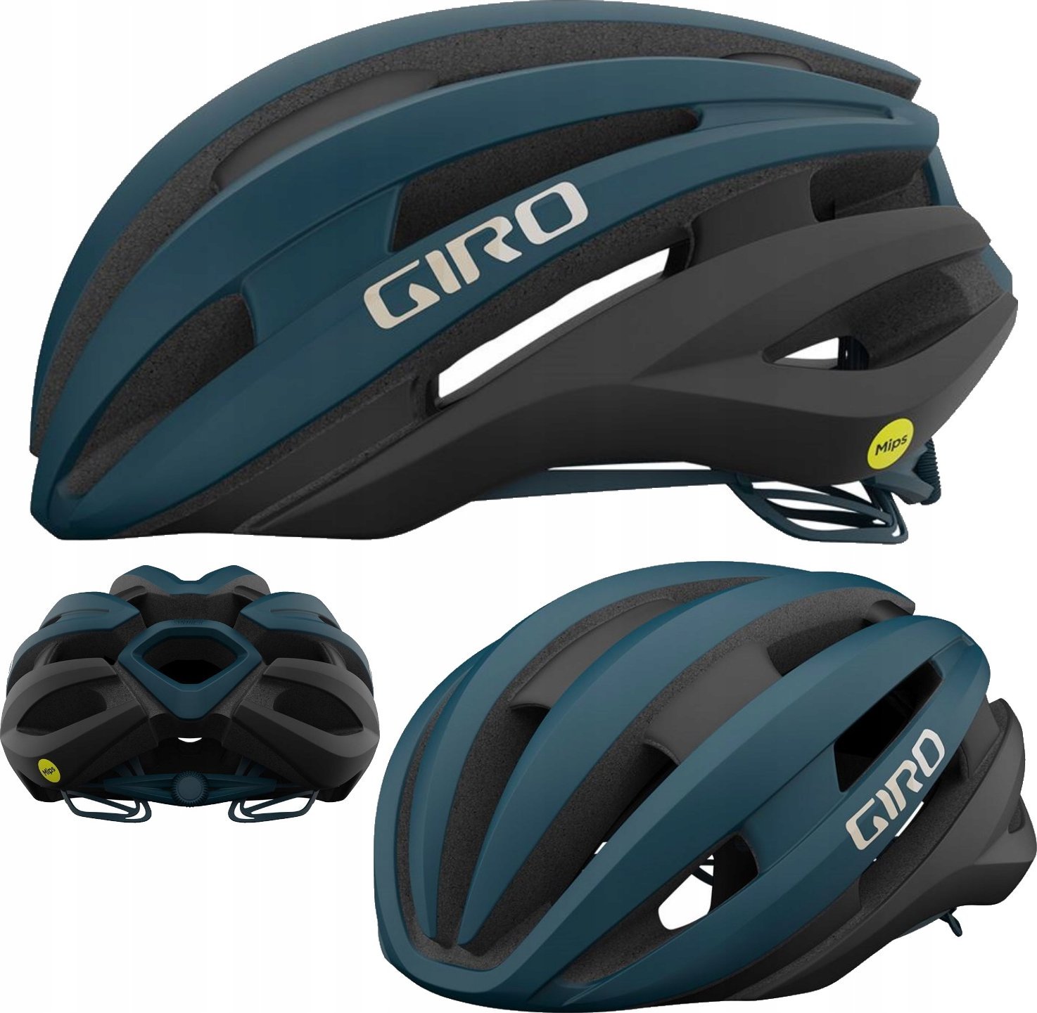 Giro Kask szosowy GIRO SYNTHE II INTEGRATED MIPS matte harbor blue roz. M (55-59 cm)