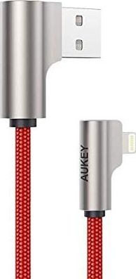 Kabel USB Aukey USB-A - Lightning 2 m Czerwony (CB-AL01 RED)