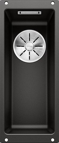 Zlewozmywak Blanco Subline 160-U Silgranit czarny z korkiem InFino (525981)