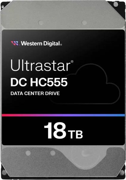 Dysk WD Western Digital Ultrastar DC HC555 dysk twardy 18 TB 7200 RPM 512 MB 3.5" Serial ATA III